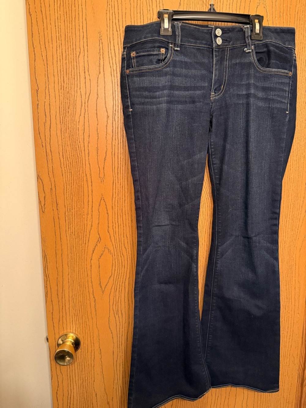 Size 12 regular/standard American Eagle dark wash jeans